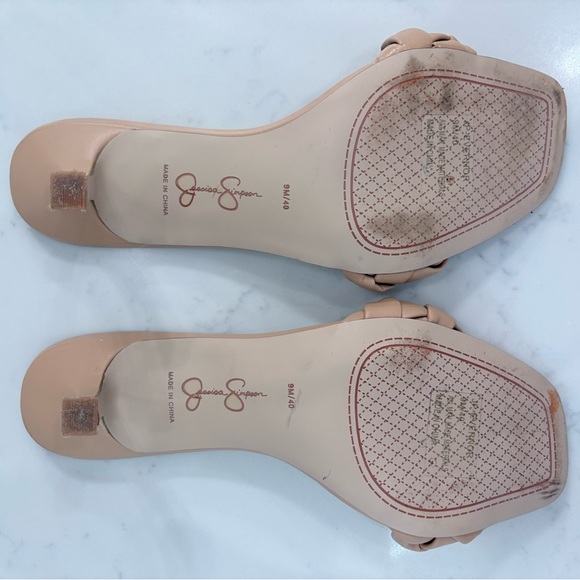 Jessica Simpson Blush Braided Heels - Picture 3 of 3